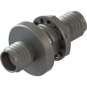 M55339/28-30001, РЧ соединители стандарта Mil SMA F to F Bulkhead Hermetic Adapter