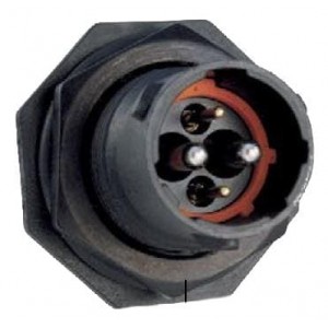 UTS7102W2P, Стандартный цилиндрический соединитель UTS, Jam Nut Receptacle