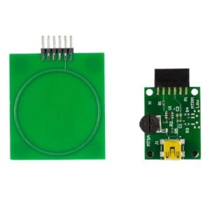 DM160220, Средства разработки тактильных датчиков MTCH101 Touch Sensing Demo Board