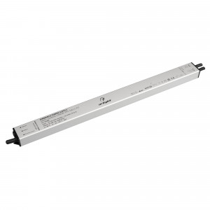 Блок питания ARPV-LG48240-LINEAR-PFC-DALI2-PD (48V, 5A, 240W) 034884, Диммируемый блок питания 48V с гальванической развязкой, ток 5А, 240Вт, с управлением DALI, c функцией PUSH-DIM, с корректором мощности, PF>0,95. Тонкий металлический корпус IP67. Вход: 220-240VAC. Выход: 48VDC, ШИМ 1кГц. Размер 400х30х21 mm.. Совместимос