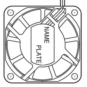 2406KL-05W-B40-L00, Вентиляторы постоянного тока DC Axial Fan, 60x15mm, 24VDC, 15.9CFM, 1.68W, Rib, 2-Wire