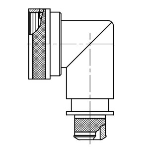 M85049/84-14N03, Круговой мил / технические характеристики корпусов разъемов BACKSHELL BND LOCK ADPTR R/A NIC SZ 14