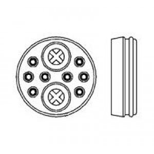 213900-2, Стандартный цилиндрический соединитель CPC SEAL ASSY KIT SRS 6 17-10