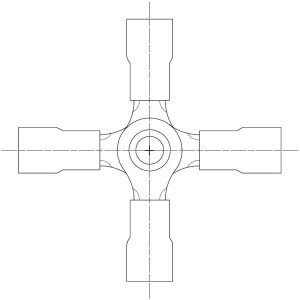 19204-0025, Клеммы 4-WAY INSULKRIMP (C- INSULKRIMP (C-2XCX)