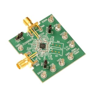 DC1599A, Радиочастотные средства разработки LTC5583IUF#PBF Dual RMS Power Detector Demo Board, set up for 40MHz to 3GHz operation.