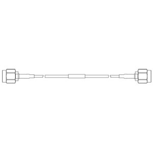 70W-08S1-08S1-00203, Соединения РЧ-кабелей RF Cable Assembly 1.85mm(m)/ 1.85mm(m) 8" RTK-Flex 047