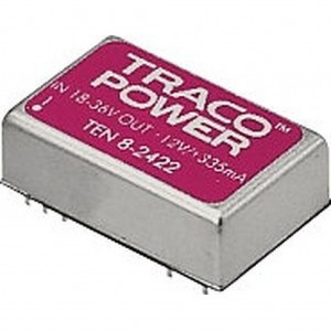 TEN 8-4821, Преобразователь DC-DC на печатную плату вход 48В двуполярный выход 5В/-5В 0.8A/-0.8A 8Вт 9-Pin PDIP