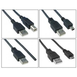 3025010-03, Кабели USB / Кабели IEEE 1394 USB 4P(A)/M MICRO USB 5P(B)/M