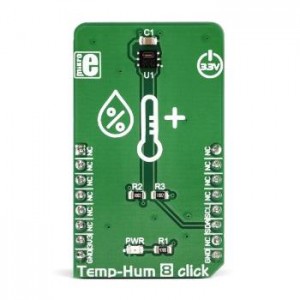 MIKROE-3263, Инструменты разработки температурного датчика Temp&Hum 8 click
