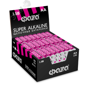 Элемент питания алкалиновый, LR 6(АА) Super Alkaline 4шт 2854643