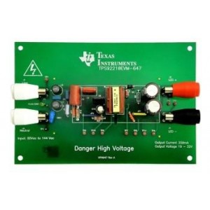 TPS92210EVM-647, Средства разработки схем светодиодного освещения  TPS92210EVM-647