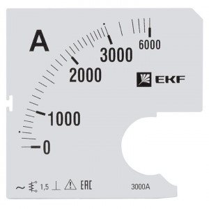 Шкала сменная для A961 3000/5А-1,5 PROxima s-a961-3000