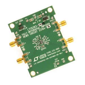 DC2319A-A, Средства разработки интегральных схем (ИС) усилителей LTC6363 Differential Op Amp/ADC Driver D