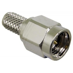 CONSMA007-R58, РЧ соединители / Коаксиальные соединители SMA Male Cable End Crimp - RG-58 Cable