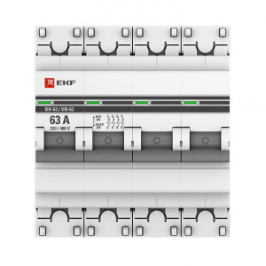 Выключатель нагрузки 4P 63А ВН-63 EKF PROxima