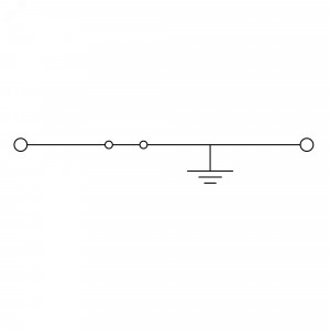 Клемма заземления, зажим push-in, 2 точки подключения, 16 кв.мм VPR-16-PE-YG