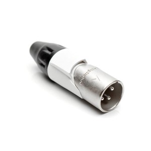 AX3M9M, Разъемы XLR 3P PIN M PLUG WHITE MARK SLEEVE