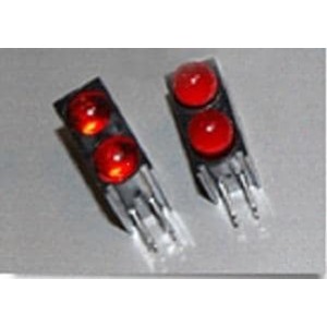 552-0911F, Светодиодные индикаторы для печатного монтажа RED DIFFUSED LOW CURRENT
