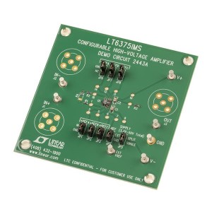 DC2443A, Средства разработки интегральных схем (ИС) усилителей LT6375 High VCM Diff Amp Demo Board