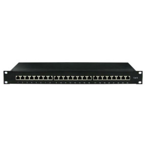 Патч-панель 19",1U, CAT6, 24 порта RJ45, экранированная RN6PPF241