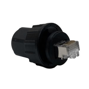 ENDC6S, Модульные соединители / соединители Ethernet IP67 Sealed RJ45 Plug CAT6 Shielded