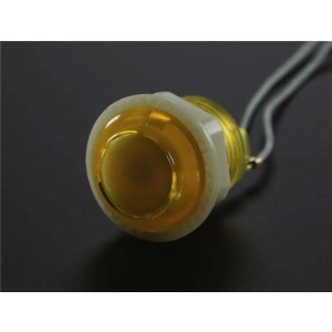 3431, Принадлежности Adafruit  Mini LED Arcade Button - 24mm Translucent Yellow