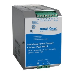 PSB-36024, Блок питания для DIN-рейки 360W 24VDC 14A 2 Phase