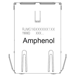 RJMG163118101NR, Модульные соединители / соединители Ethernet RJ MAGNETIC CONN 10/100