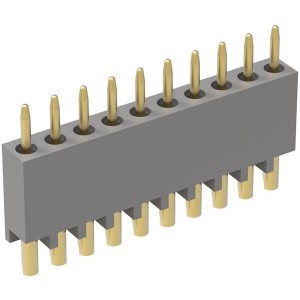 WT22PD9, Прямоугольные соединители стандарта Mil 1Row Straight Plug Board Mount