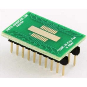 PA0194, Панели и адаптеры TSSOP-20-Exp-Pad to DIP-20 SMT Adapter