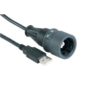 PXP6040/B/5M00, Стандартный цилиндрический соединитель USB cable assembly B to A 5M00