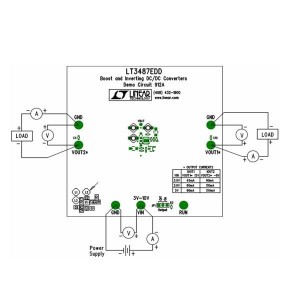 DC912A, Средства разработки интегральных схем (ИС) управления питанием LT3487EDD Demo Board
