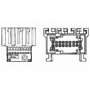 1-962692-2, Автомобильные разъемы 18P MQS PIN HOUSING