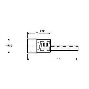 19212-0001, Клеммы WIRE PIN YELLOW 10-12 AWG