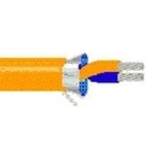 3076F 003500, Многожильные кабели 18AWG 1PR SHIELD 500ft SPOOL ORANGE