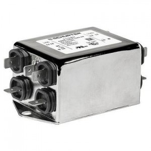 3-110-836, Фильтры цепи питания 1-stage filter with neutral conductor, 6 A, 300/520 VAC, standard version high performance