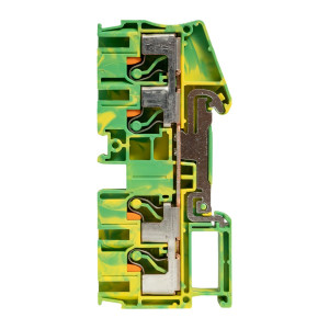 Клеммная колодка пружинная 6 Push-in 4 вывода земля