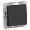 Выключатель 1-кл. СП AtlasDesign 10А IP20 (сх. 1) 10AX с самовозвратом механизм карбон SE ATN001015