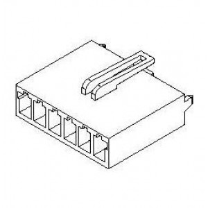 90331-1003, Проводные клеммы и зажимы 6CKT 3.96MM PITCH HOUSING