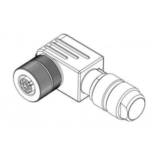 4-2271129-2, Цилиндрические метрические разъемы M12 FEMALE ACODE R/A 5P PG9 SHIELDED(AU)