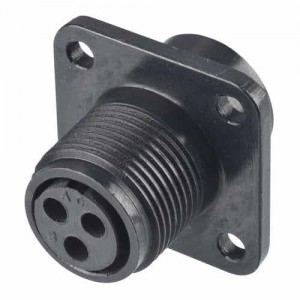 C90-3102R10SL-3S, Круговой мил / технические характеристики соединителя 3P PANEL SOCKET MIL-C-5015 COMPTBL