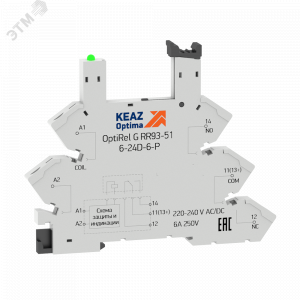 Розетка для реле OptiRel G RR93-51-12-24U-6-P 281158