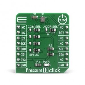 MIKROE-4142, Инструменты разработки датчика давления Pressure 10 Click