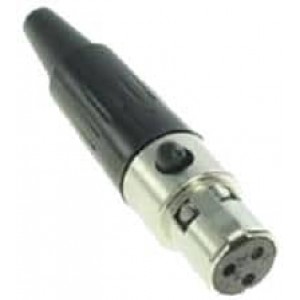 AG3F, Разъемы XLR 3 POLE FEMALE CBL CONNECTOR NICKEL