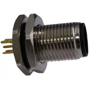 SS-12000-004, Цилиндрические метрические разъемы M12 A-Code Male Receptacle 5Contacts