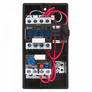 Пускатель в корпусе КМЭ 9А 230В с РТЭ Ir-1-1,6А и индикатором IP65 EKF