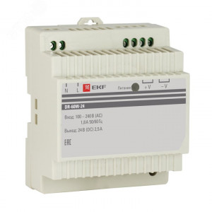 Блок питания 24В DR-60W-24 dr-60w-24