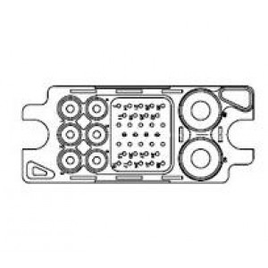 1648152-1, Сверхмощные разъемы питания PIN HOUSING CONN SIZE 4 12 20