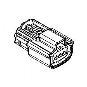 33471-0407, Автомобильные разъемы MX150 ASSY 1.5 RCPT 1X4 CPA LTGY B/4