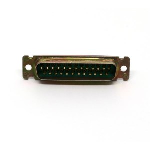 DBMM25PZ, Стандартные соединители D-Sub  DSUB 25 M PCB STR G50 ZINC